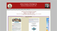 Desktop Screenshot of librarycompanyofburlington.org